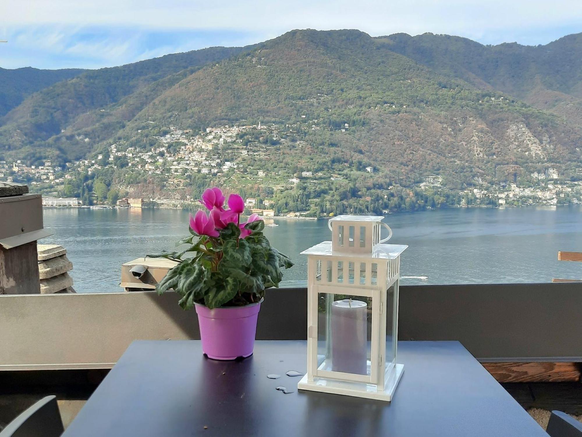 Luxury Room La Terrazza Sul Lago Di Como Blevio Exterior foto